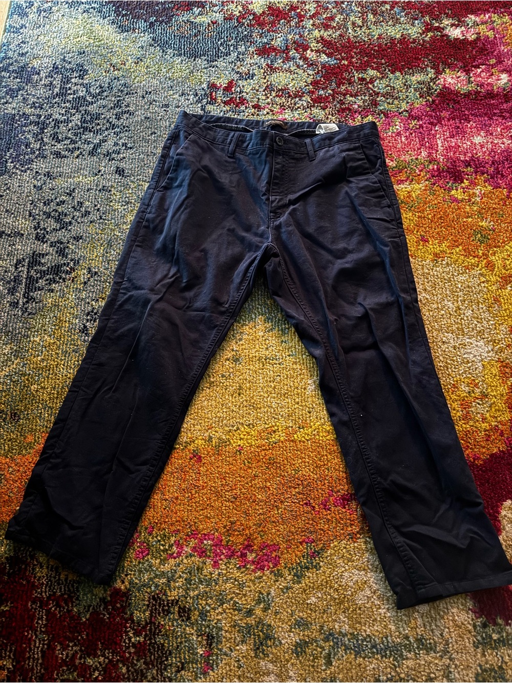 Banana Republic Navy Blue Men's Chinos